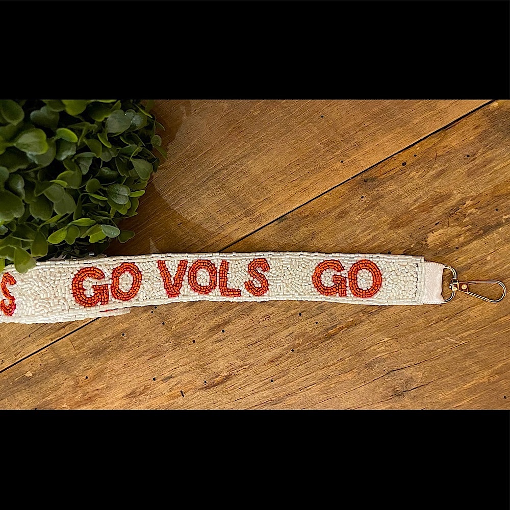 Go Vols Handbeaded Purse Strap